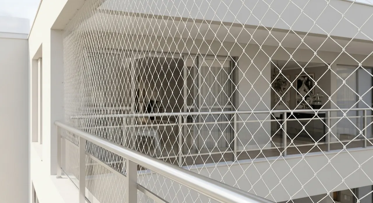 Prédio residencial com redes de proteção – atendimento na Vila Ibirapuera
