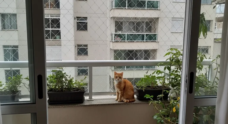 Rede de proteção para gatos em apartamento – atendimento em José Bonifácio