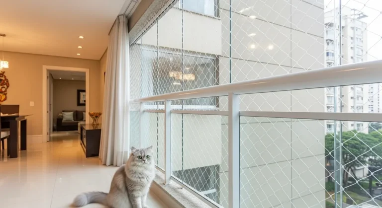 Rede de proteção para gatos em apartamento – atendimento na Vila Andrade