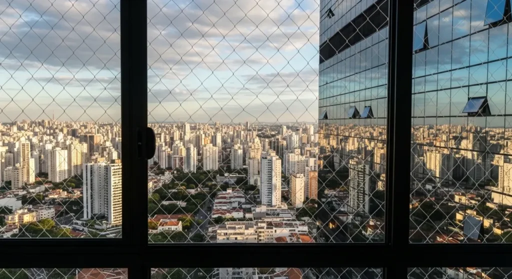 Rede de proteção em janela de apartamento – atendimento em Guarulhos