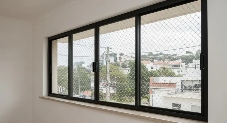 Rede de proteção em janela de apartamento – atendimento no Jardim São Luís
