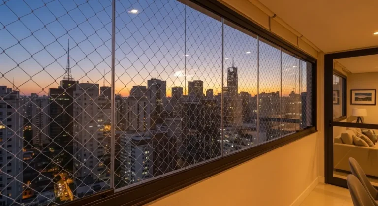 Rede de proteção em janela de apartamento – atendimento em Pinheiros