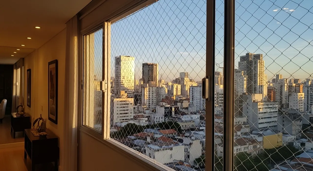 Rede de proteção em janela de apartamento – atendimento na Vila Guilherme