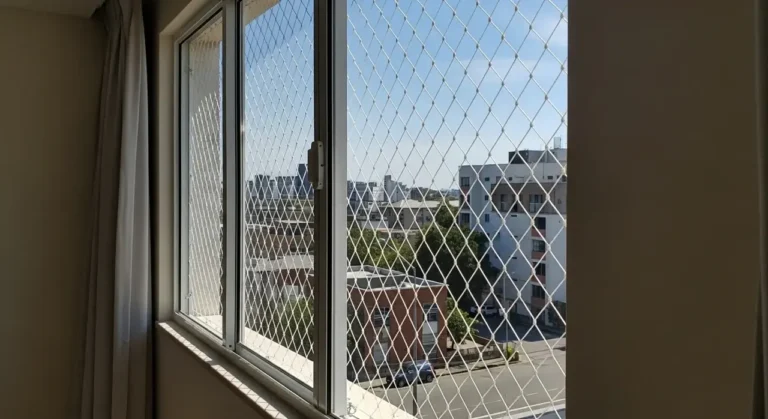 Rede de proteção em janela de apartamento – atendimento na Zona Oeste