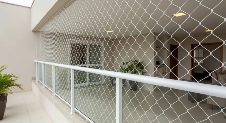 Rede de proteção em mezanino – atendimento em São Rafael