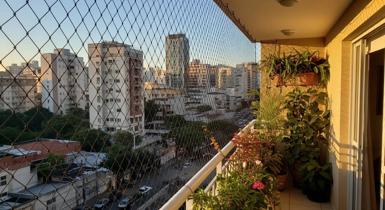 Rede de proteção em sacada de apartamento – atendimento em Carapicuíba