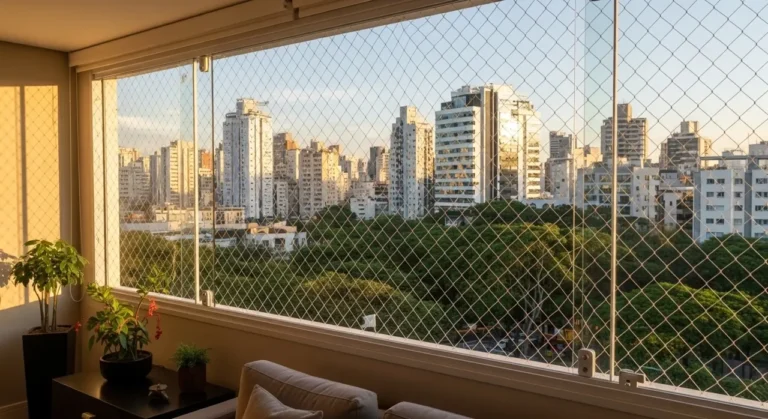 Rede de proteção em sacada de apartamento – atendimento no Ipiranga
