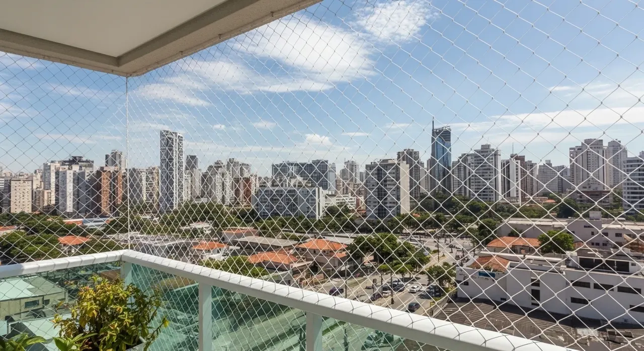 Rede de proteção em sacada de apartamento – atendimento em José Bonifácio