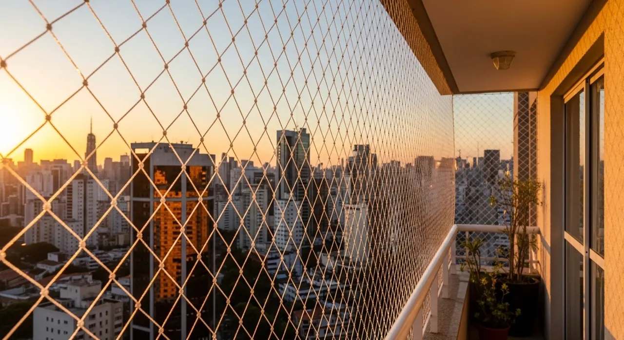 Rede de proteção em sacada de apartamento – atendimento em Pinheiros
