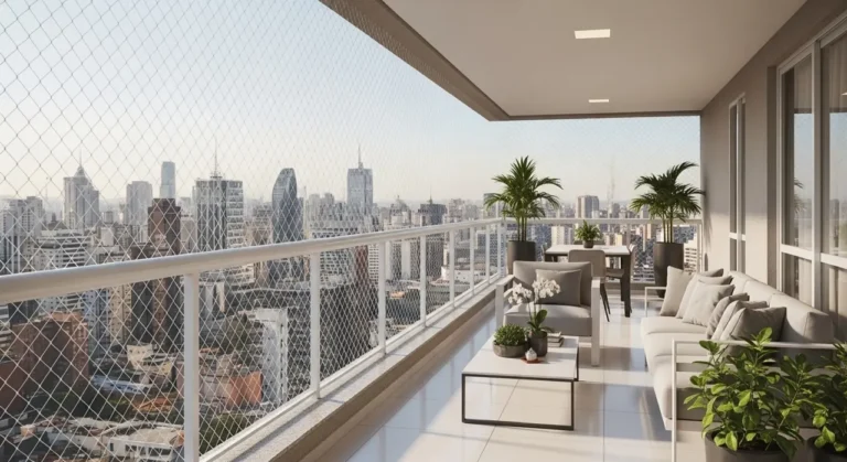 Rede de proteção em sacada de apartamento – atendimento em Pinheiros