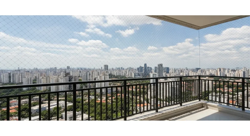 Rede de proteção em sacada de apartamento – atendimento em Santo André
