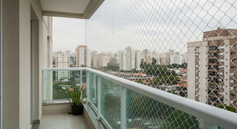 Rede de proteção em sacada de apartamento – atendimento em Santo André