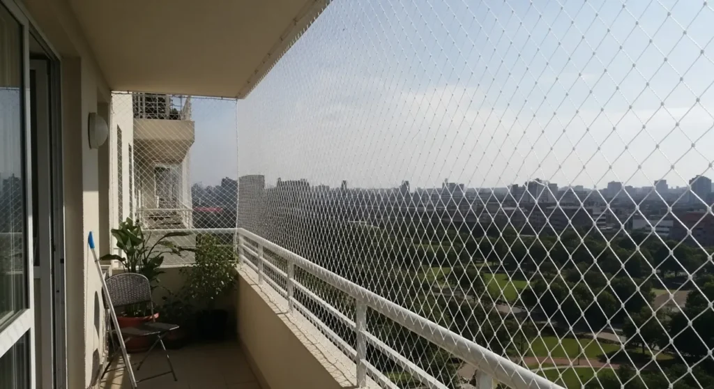 Rede de proteção em sacada de apartamento – atendimento em São Bernardo do Campo