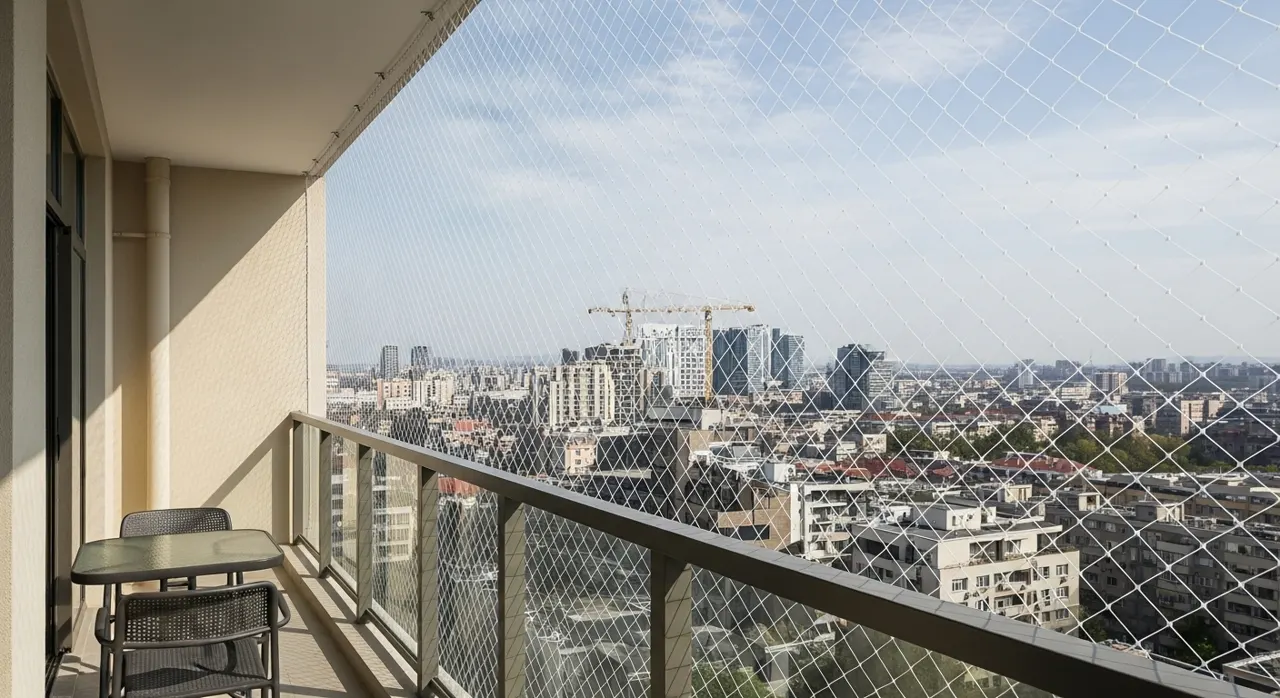 Rede de proteção em sacada de apartamento – atendimento no Tremembé